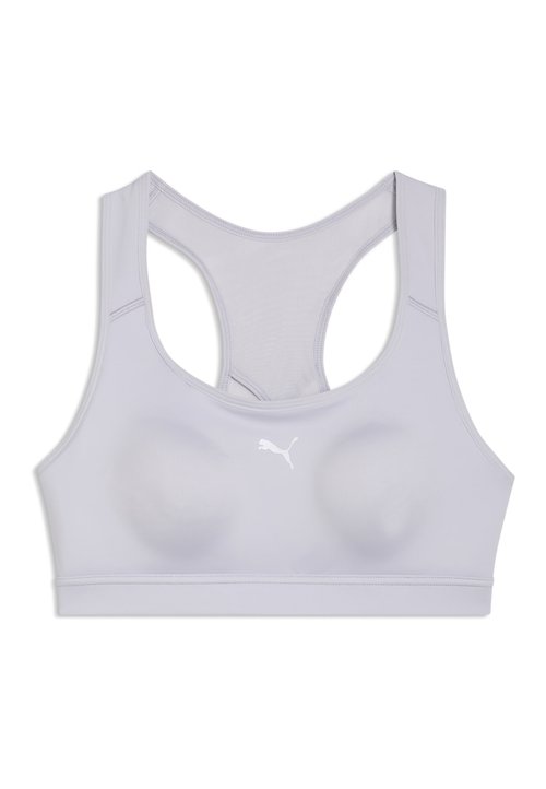 PUMA 4KEEPS RUN BRA - Medium support sports bra - vibrant silver — photo 4
