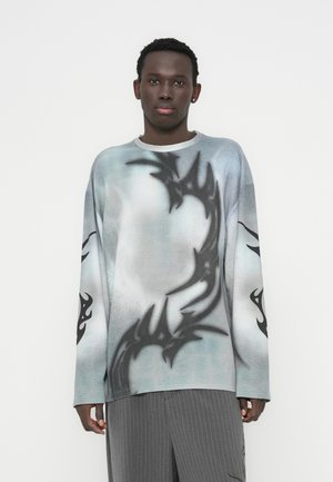 SHIFT COLOUR TRIBAL - Μπλούζα με μακριά μανίκια - grey