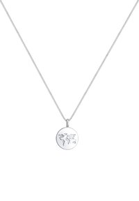Elli WORLD MAP - Colier - silver coloured