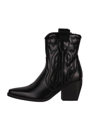Elara Cowboy-/Bikerstiefelette - schwarz london