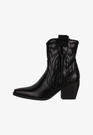 Elara, Bottines de cowboy / motard - schwarz london