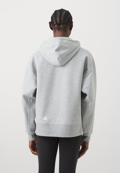 adidas by Stella McCartney Felpa con zip - medium grey heather