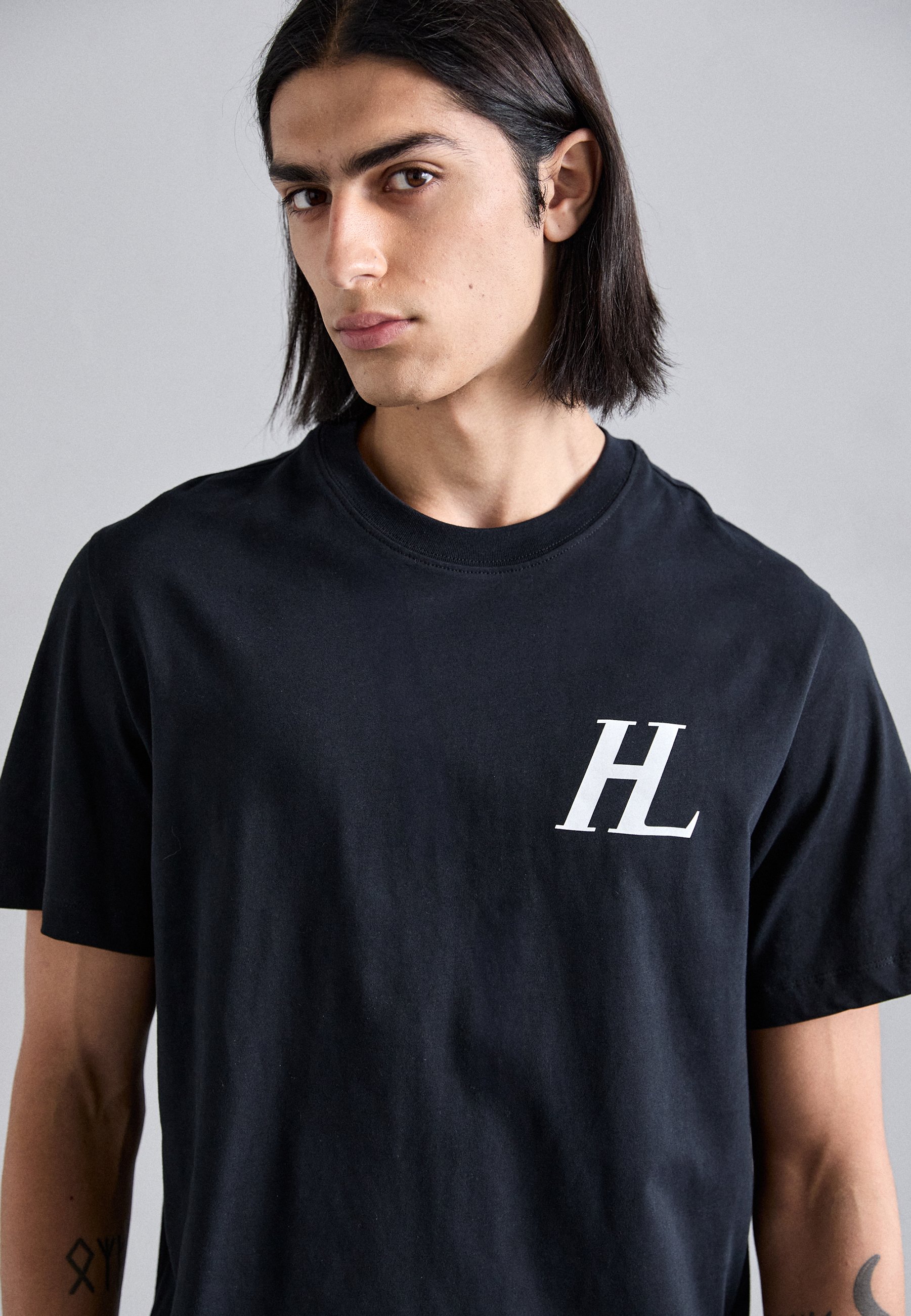 Helmut Lang CAPSULE TEE - Print T-shirt - black - Zalando.co.uk