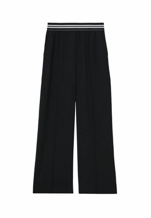 PETITE FIT - SONNIE ELASTICATED-WAIST WIDE-LEG  - Pantaloni - navy