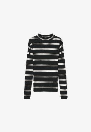 Calliope, T-SHIRT TINTA UNITA - Strickpullover - var ultrablack