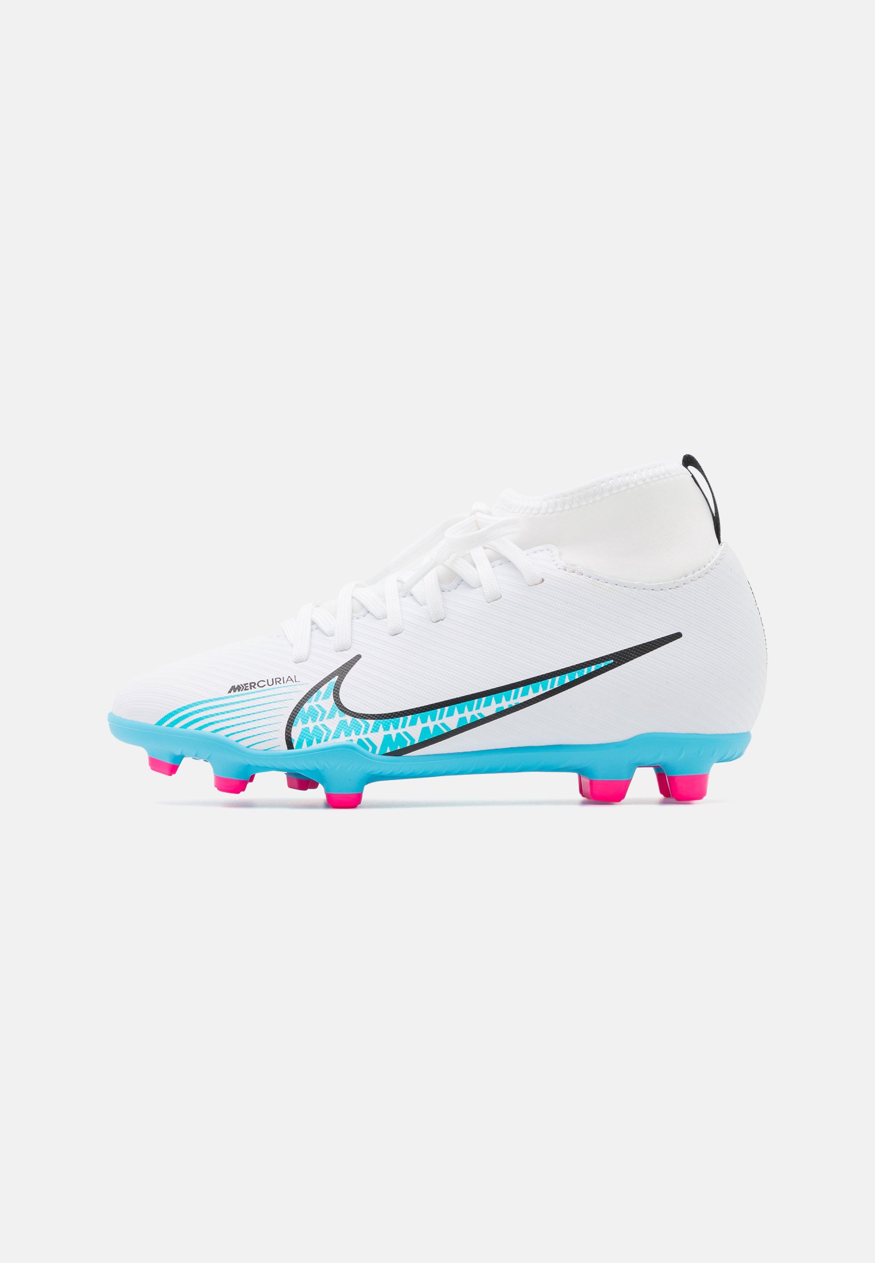 opslag draadloos Geniet Nike Performance JR MERCURIAL 9 CLUB FG MG UNISEX - Voetbalschoenen met  kunststof noppen - white/baltic blue/pink blast/wit - Zalando.nl