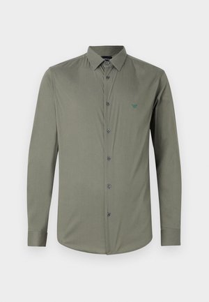 Emporio Armani SHIRT - Camisa - mulled basil