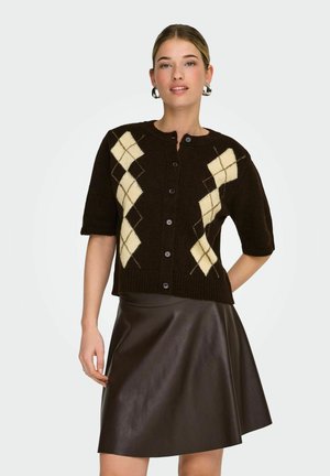 ONLARZI - Chaqueta de punto - coffee bean
