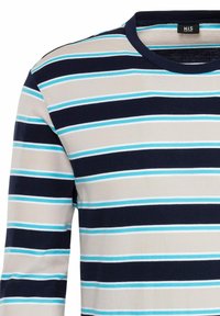 H.I.S SET - Conjunto de pijama - navy beige navy hellblau gestreift