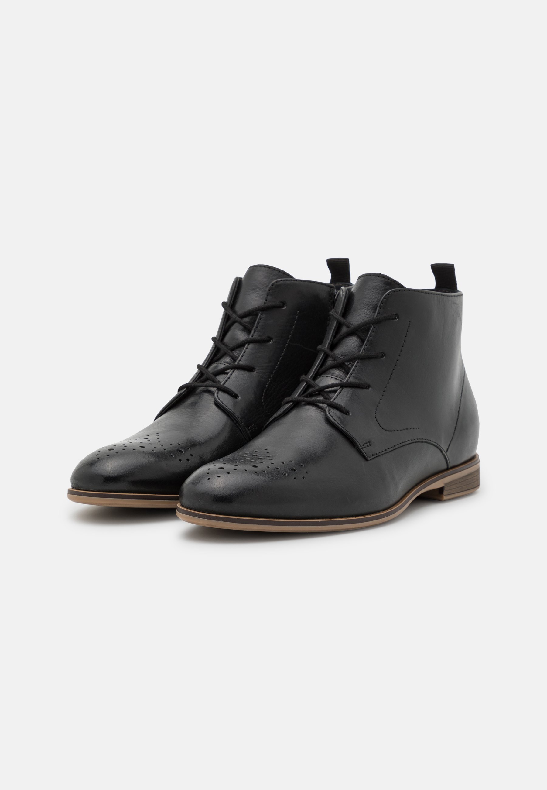 Anna Field LEATHER - Botines bajos - black/negro - Zalando.es