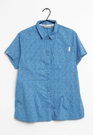 Button-down blouse - blue