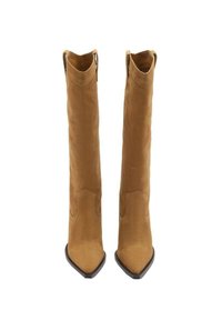 Mango Škornji v kavbojskem/motorističnem slogu - brown