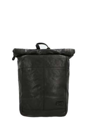 Gusti Leder JOY - Tagesrucksack - schwarz glänzend