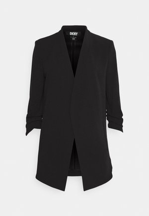 DKNY FOUNDATION OPEN FRONT JACKET POCKETS - Bleiser - black