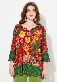 Ulla Popken Langarmshirt - wine red