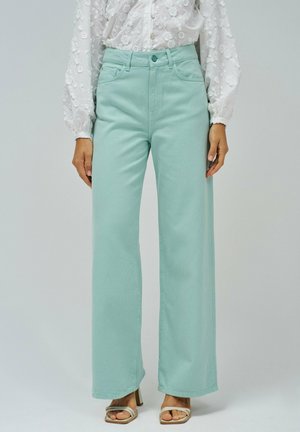 WIDE - Vaqueros a campana - grün