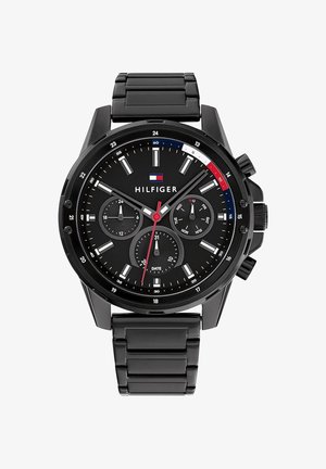 Tommy Hilfiger, 45MM - Chronografické hodinky - black
