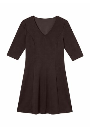 Vero Moda, DRESS VMSMILLA SHORT DRESS - Robe de jour - chocolate torte