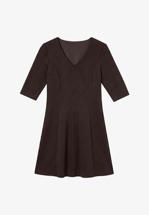 Vero Moda, DRESS VMSMILLA SHORT DRESS - Robe de jour - chocolate torte