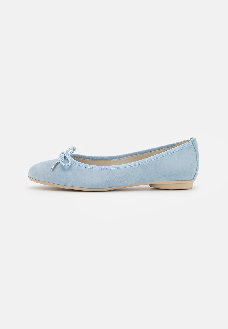 Damen Klassische Ballerinas | Paul Green Klassischer Ballerina lago/hellblau - RJ21872 Damen Klassische Ballerinas | Paul Green Klassischer Ballerina lago/hellblau - RJ21872