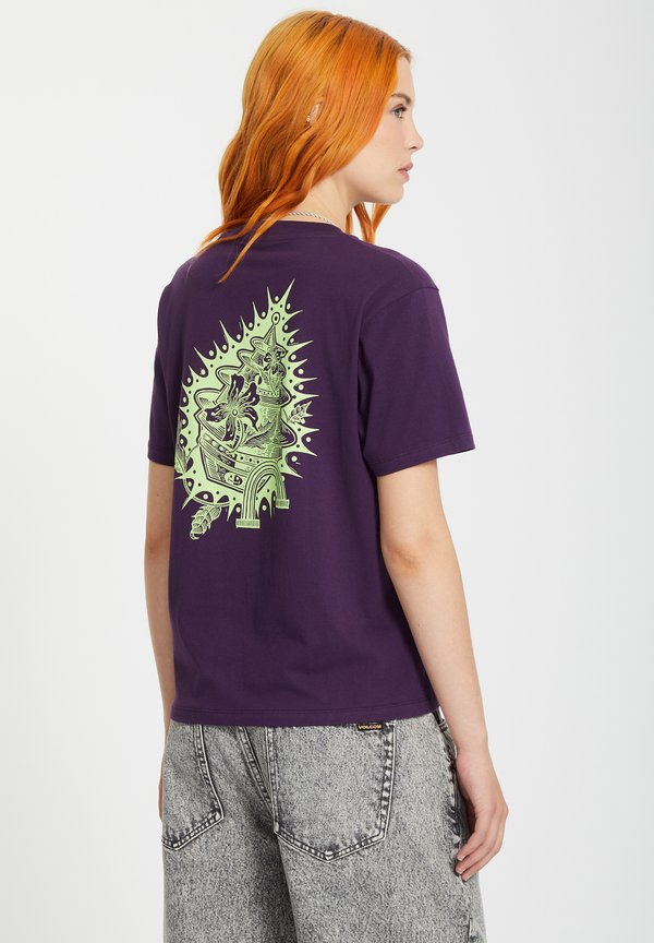 RADICAL DAZE UP - Print T-shirt - grape royale