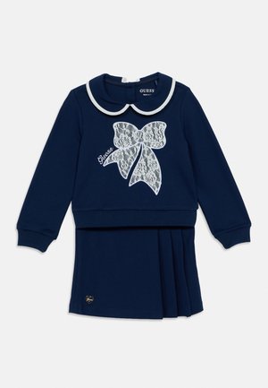 Guess TODDLER SKIRT ACTIVE SET - Fustă mini - secret blue