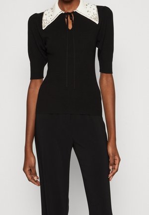 Strickpullover - black