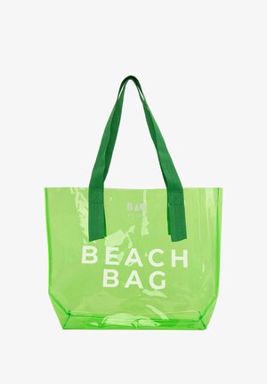BEACH BAG PRINTED SHOULDER BAG - Paplūdimio reikmuo - grün