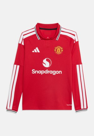 adidas Performance, MANCHESTER UNITED HOME KIDS LONG SLEEVE UNISEX - Μπλούζα με μακριά μανίκια - red