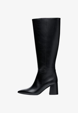 Stradivarius, CLASSIC BLOCK HIGH HEEL - Bottes - black
