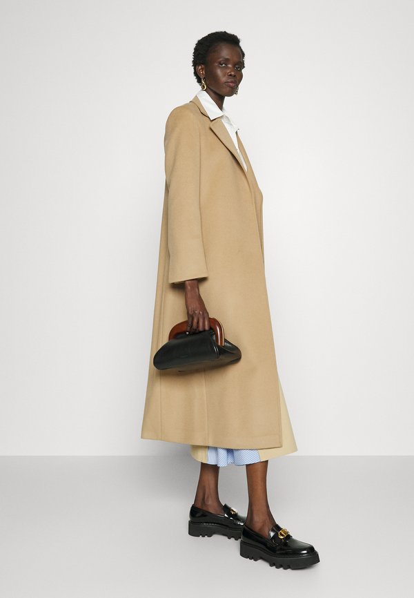 LONGRUN - Classic coat - camel3