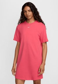 Nike Sportswear ESSNTL - Trikotāžas kleita - aster pink