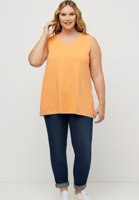Ulla Popken ÄRMELLOS - Top - orange