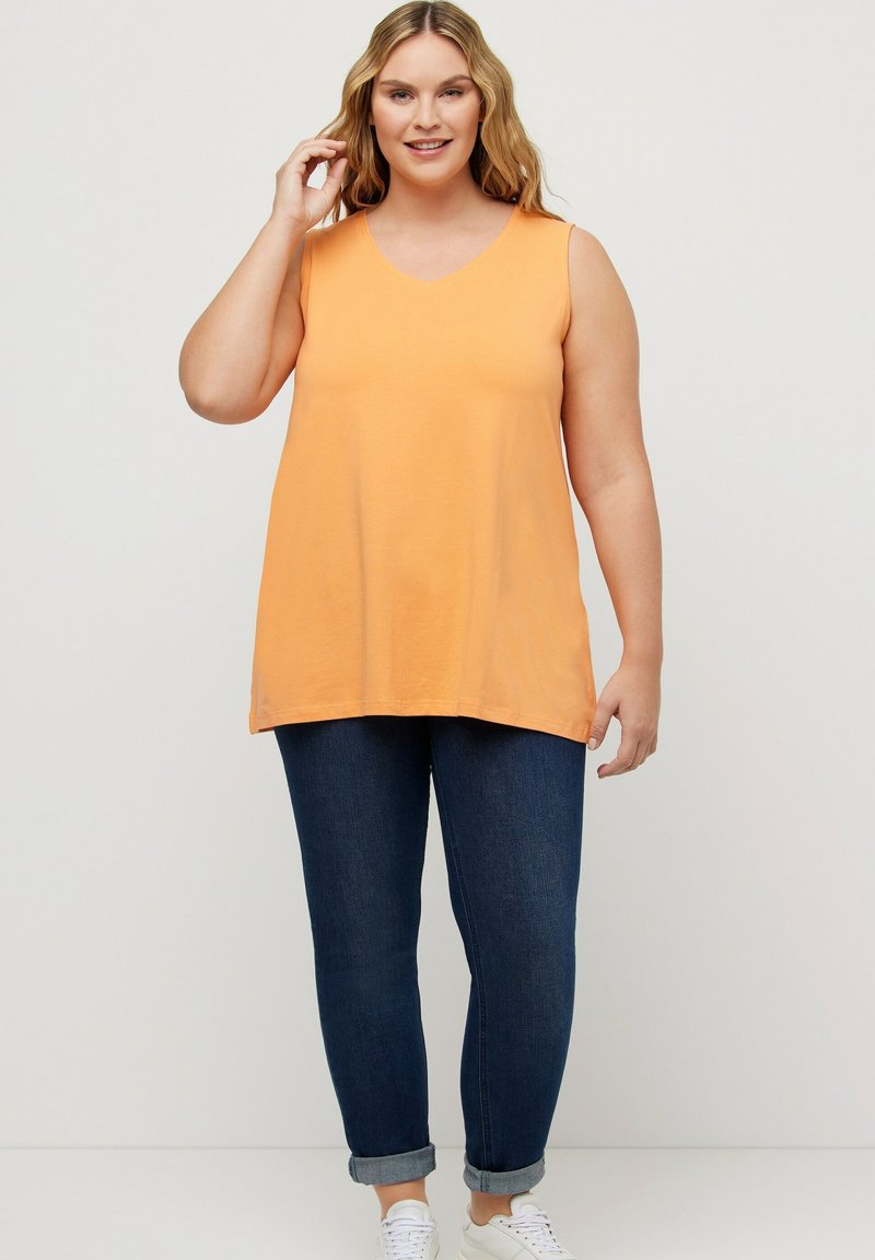 Ulla Popken ÄRMELLOS - Top - orange