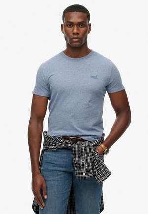 Superdry & Co VINTAGE LOGO  - T-shirt basique - bay blue marl
