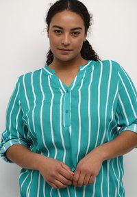Kaffe Curve SIDA - Blouse - blue bird chalk stripe