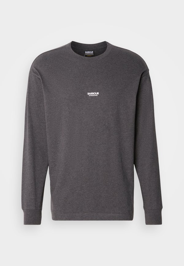 MARSH LONG SLEEVE GRAFFIC - Print T-shirt - asphalt marl3