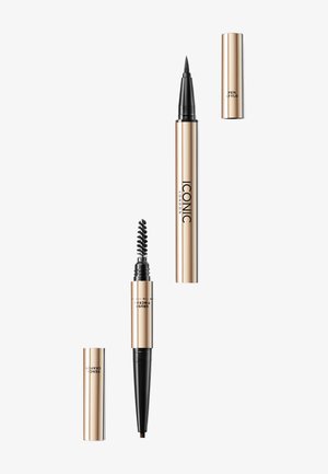 Iconic London TRIPLE BROW DEFINER - Eyebrow Pencil - black brown