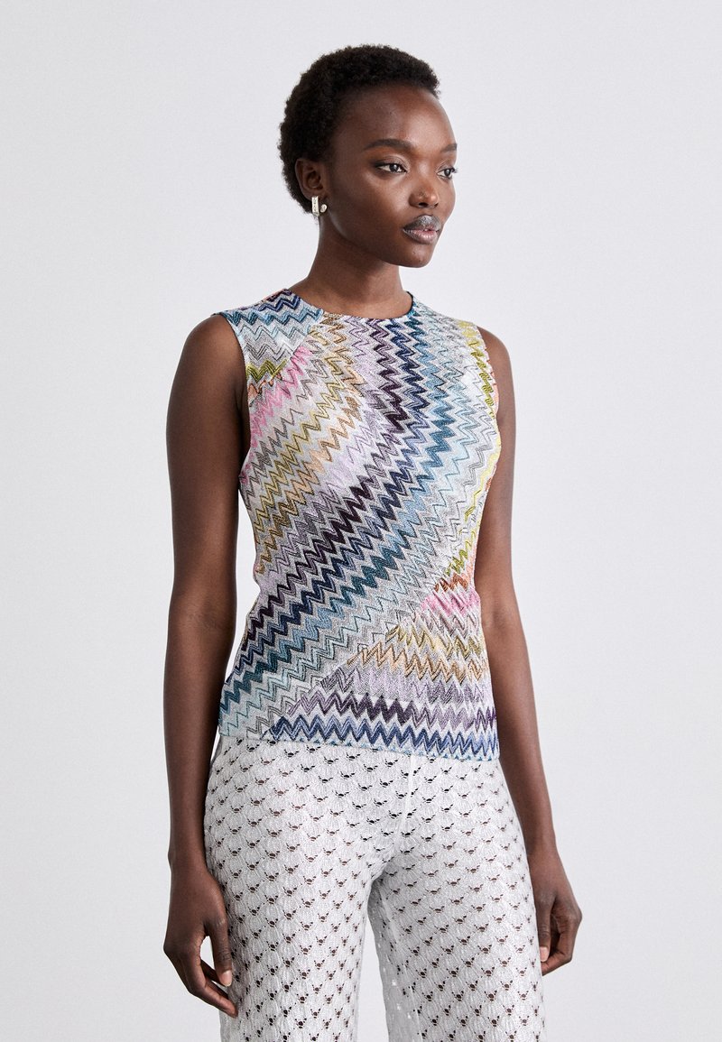 Missoni Top - multicolor/silver