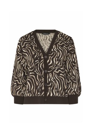 Yours Clothing, WOMEN'S CARDIGANS - Chaqueta de punto - chocolate