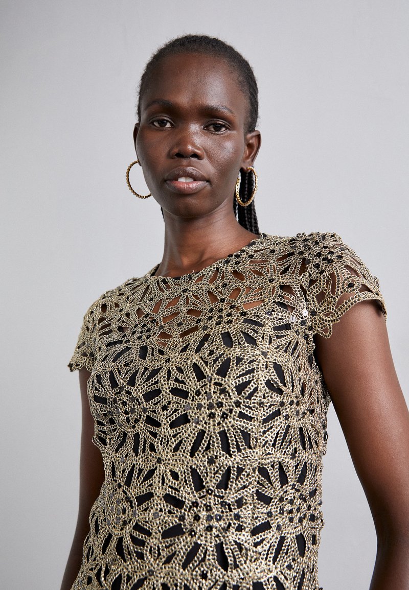 The Kooples ROBE - Cocktail dress / Party dress - antic gold/gold-coloured  - Zalando.co.uk