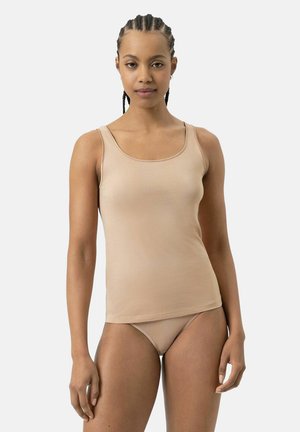 mey, MEY DAMEN SPORTY-HEMD | EMOTION | 2ER PACK - Unterhemd/-shirt - x beige
