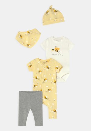 NBNMIBEE SET UNISEX - T-Shirt print - double cream