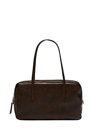 Massimo Dutti, MINI NAPPA LEATHER DUFFLE BAG - Handbag - dark brown