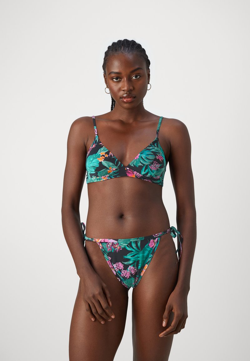 ONLY - ONLNITAN TIE SET - Bikini - black, Palielināt