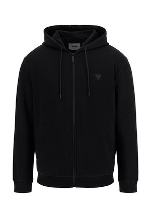 Sweater met rits - schwarz