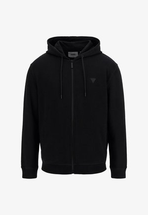 Guess Sudadera con cremallera - schwarz