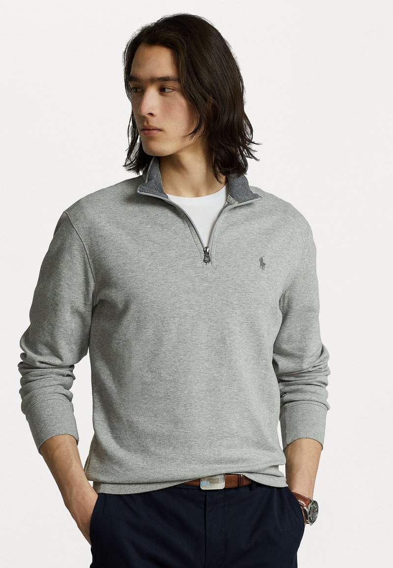 Polo Ralph Lauren LONG SLEEVE - Long sleeved top - andover heather ...