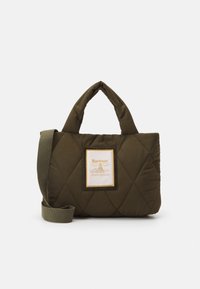 MARIAH MINI QUILTED TOTE BAG - Sac bandoulière - olive