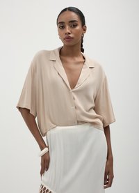 Calliope TINTA UNITA - Camicia - beige